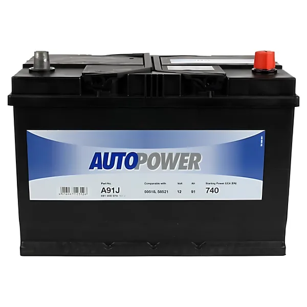 Autopower A91-J 12 V 91 Ah 740 CCA Aku