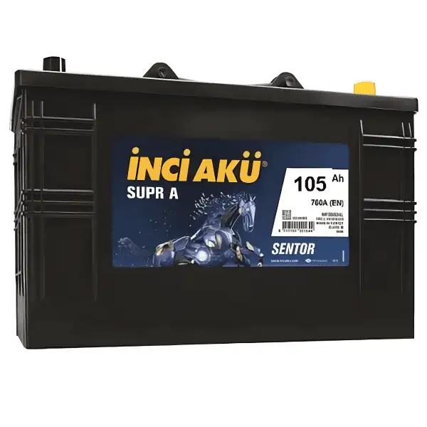 İnci Akü 12V 105Ah İnci Akü Supr A Sentor (Alçak)
