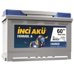 İnci Akü 12V 60ah Akü Formul A Taurus 540 A (EN)