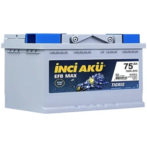 İnci Efb Max Tigris 12 V 75 Ah Start-Stop Akü