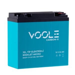 Voole 12V 24 AH Jel Tipi Elektrikli Bisiklet Aküsü